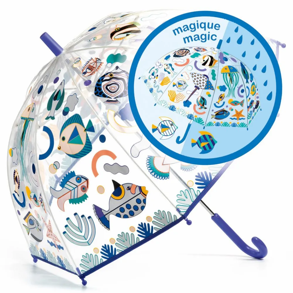 Djeco Umbrella changing colors / Fishes Sale