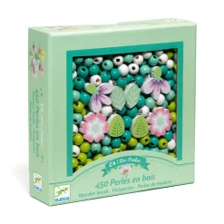 Ilo 307 Inc. Djeco Wooden Bead Kit - Leaves and Flowers Sale