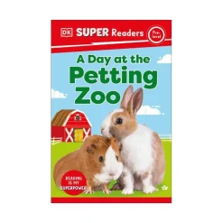 Mastermind Toys DK Super Readers Pre-Level A Day at the Petting Zoo Book Clearance
