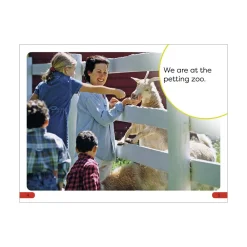 Mastermind Toys DK Super Readers Pre-Level A Day at the Petting Zoo Book Clearance