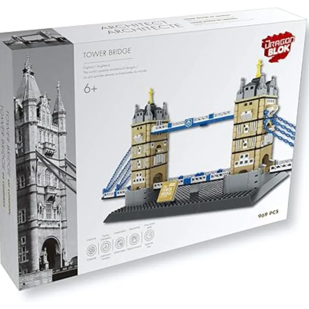Mastermind Toys Dragon Block London Tower Bridge 969pcs Sale