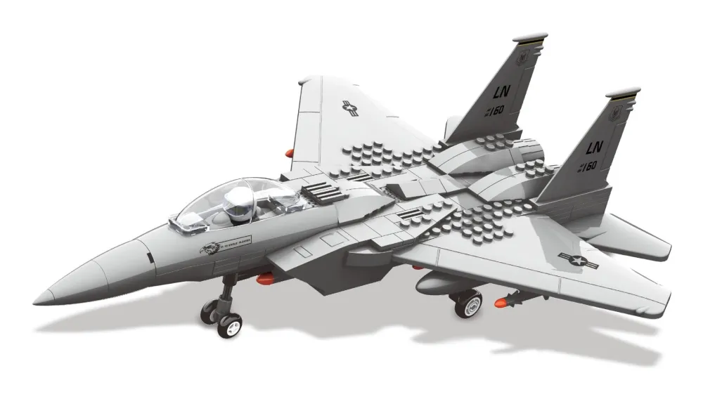 Imports Dragon Inc. Dragon Blok Air Force F15 Eagle Fighter Fashion