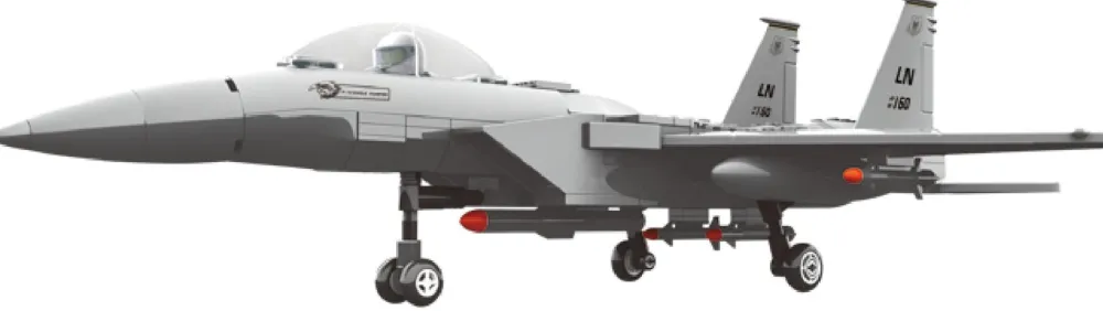 Imports Dragon Inc. Dragon Blok Air Force F15 Eagle Fighter Fashion