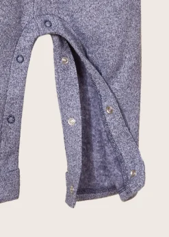 rise little earthling Drop Crotch Romper 0-3m Navy Sale