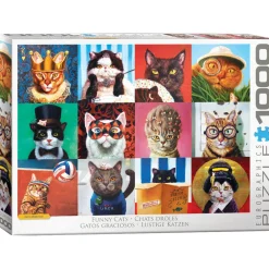 Eurographics Inc. Eurographics Funny Cats 1000 PC Puzzle Online