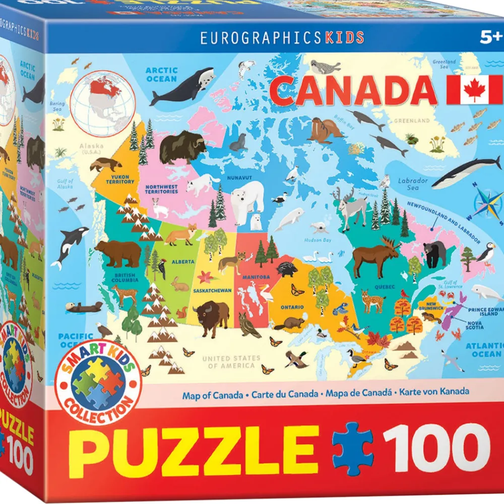 Eurographics Inc. Eurographics Map of Canada 100 PC Puzzle Online