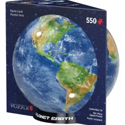 Eurographics Inc. Eurographics Planet Earth Round Tin 550 PC Puzzle Online