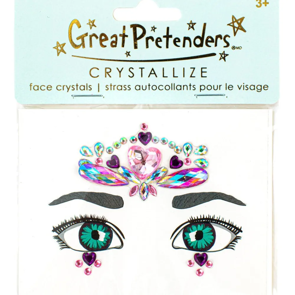 Great Pretenders Face Crystals - Hearts Set Clearance