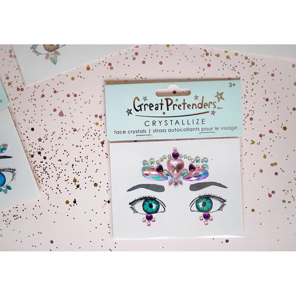 Great Pretenders Face Crystals - Hearts Set Clearance