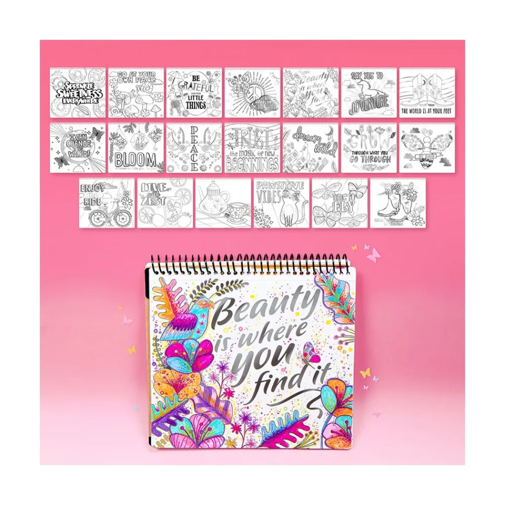 Fashion Angels Positivity Posters Coloring Set Clearance
