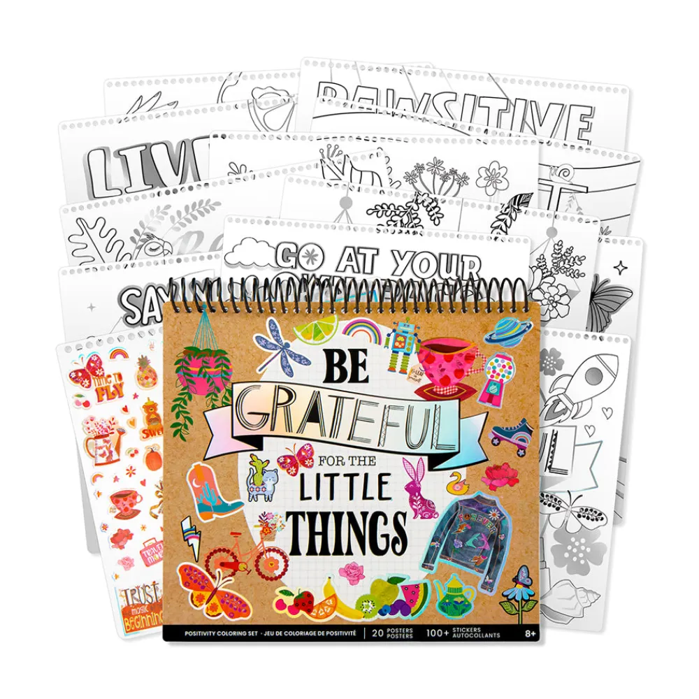 Fashion Angels Positivity Posters Coloring Set Clearance