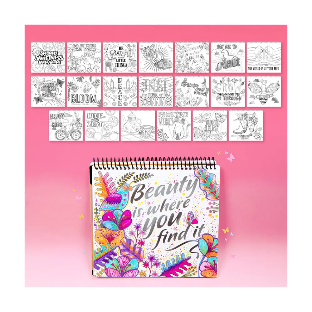 Fashion Angels Positivity Posters Coloring Set Clearance