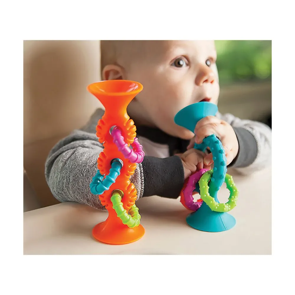 Fat Brain Toy Co. Orange Pip Squigz Loops Clearance