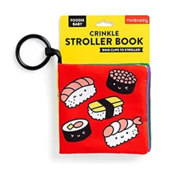 Raincoast Book Distr. Ltd. Foodie Baby Crinkle Fabric Stroller Book Outlet