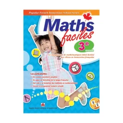 POPULAR BOOKS French Immersion Series: Maths faciles Grade 3 Hot
