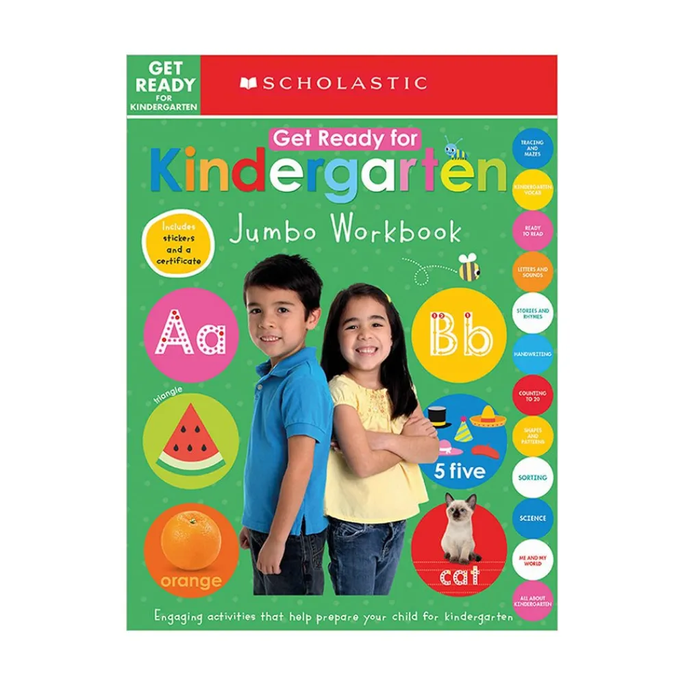 Scholastic Canada Ltd. Get Ready for Kindergarten Jumbo Workbook New