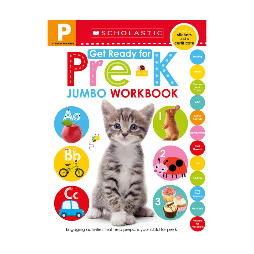 Scholastic Canada Ltd. Get Ready for Pre-K Jumbo Workbook Sale
