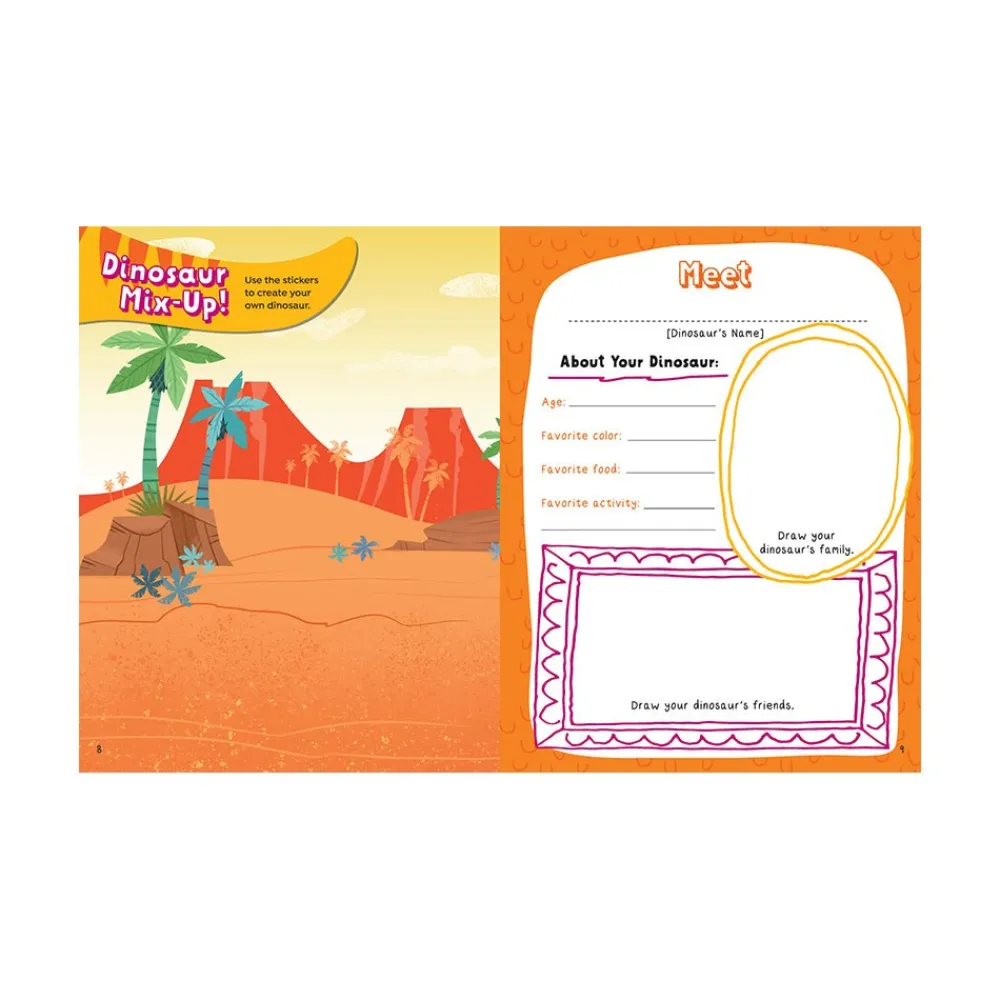 Mastermind Toys Giant Sticker Dinosaur Fun Book Online