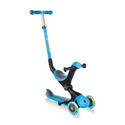 Globber GO-UP Deluxe Lights Sky Blue Scooter Best