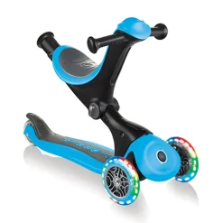 Globber GO-UP Deluxe Lights Sky Blue Scooter Best