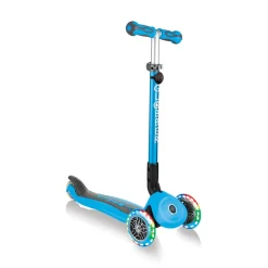Globber GO-UP Deluxe Lights Sky Blue Scooter Best