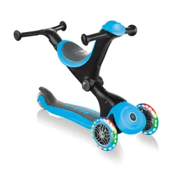 Globber GO-UP Deluxe Lights Sky Blue Scooter Best