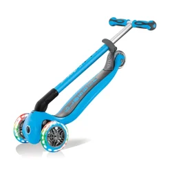 Globber GO-UP Deluxe Lights Sky Blue Scooter Best
