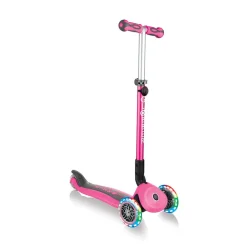 Globber GO-UP Deluxe Lights Pink Scooter New