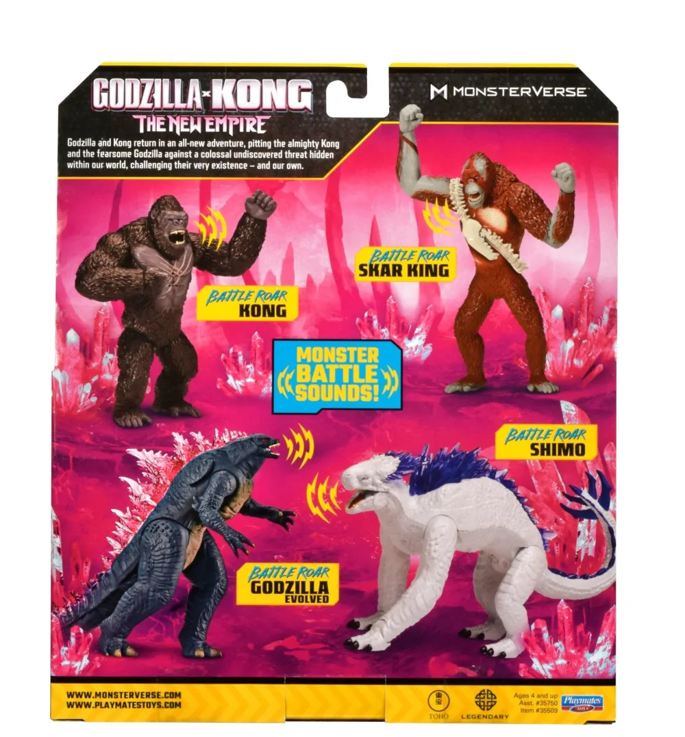 Imports Dragon Inc. Godzilla x Kong - 7" Battle Roar Shimo (with Battle Sounds) Hot