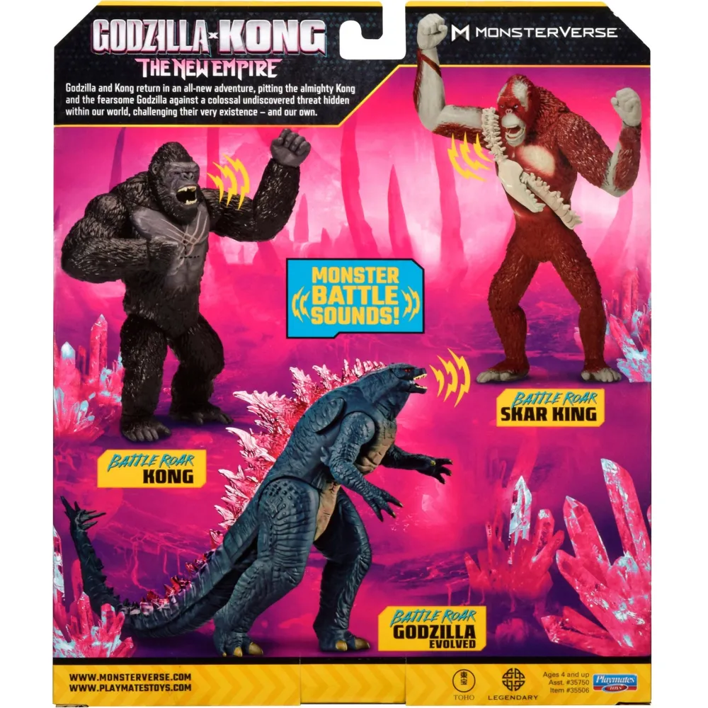 Imports Dragon Inc. Godzilla x Kong - 7" Battle Roar Godzilla (with Electric Sounds) Hot