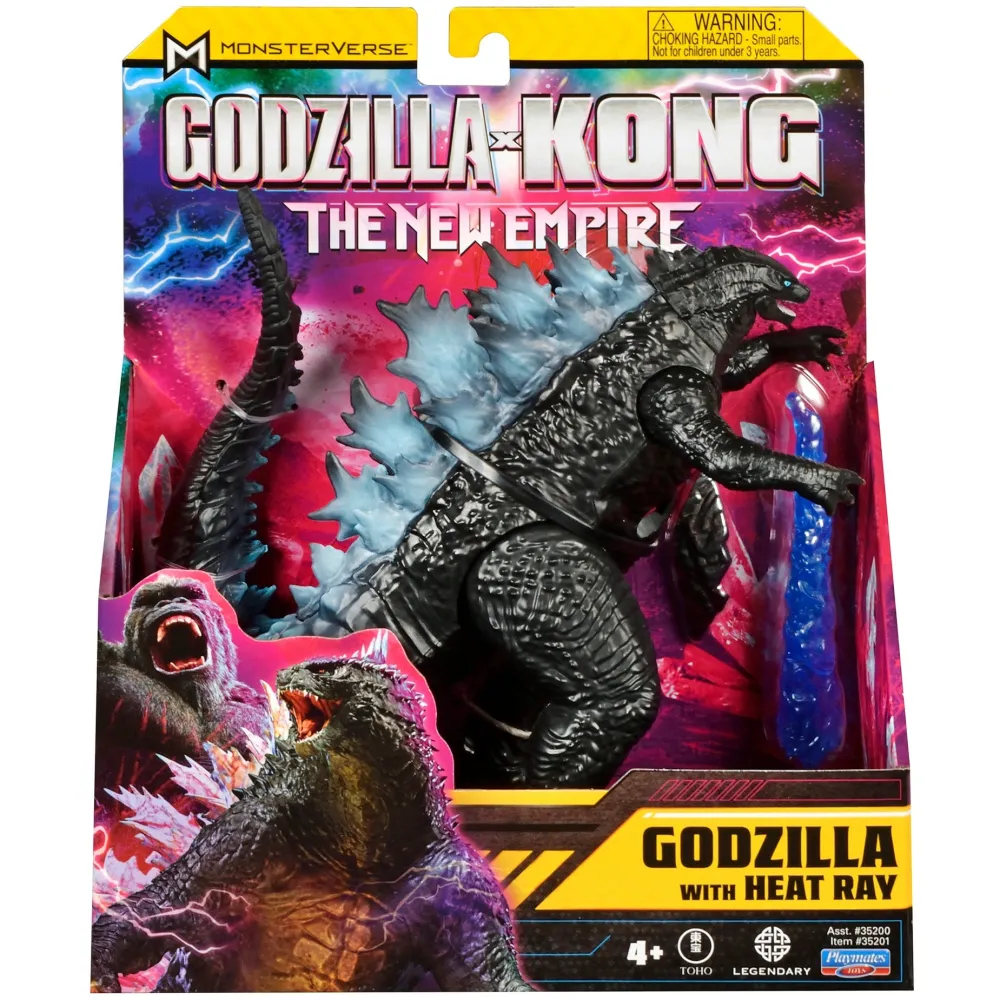 Imports Dragon Inc. Godzilla x Kong - 6" Movie M Basic Figure - With Heat Ray Fashion