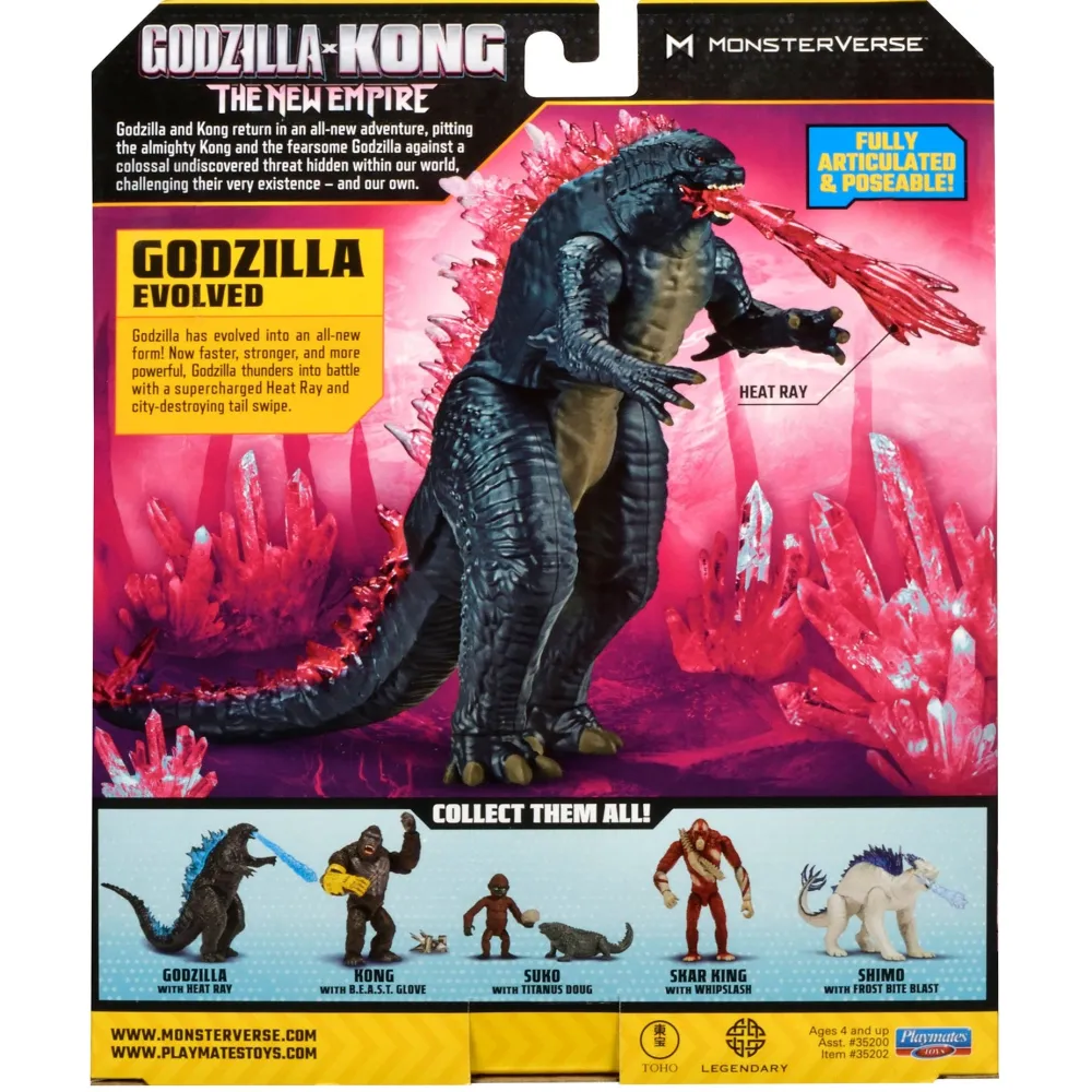 Imports Dragon Inc. Godzilla x Kong - 6" Movie M Basic Figure - Godzilla Evolved Best