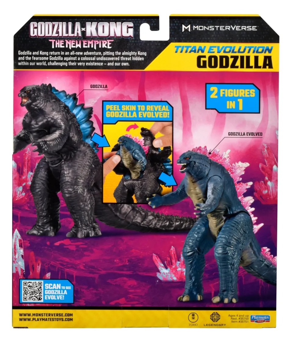 Imports Dragon Inc. Godzilla x Kong 7" Titan Godzilla Evolution Figure New