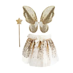Creative Education Of Can. Gracious Gold Sequins Skirt, Wing & Wand, Size 4-6 Outlet