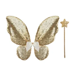 Creative Education Of Can. Gracious Gold Sequins Skirt, Wing & Wand, Size 4-6 Outlet