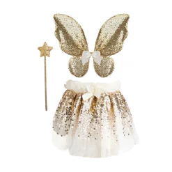 Creative Education Of Can. Gracious Gold Sequins Skirt, Wing & Wand, Size 4-6 Outlet