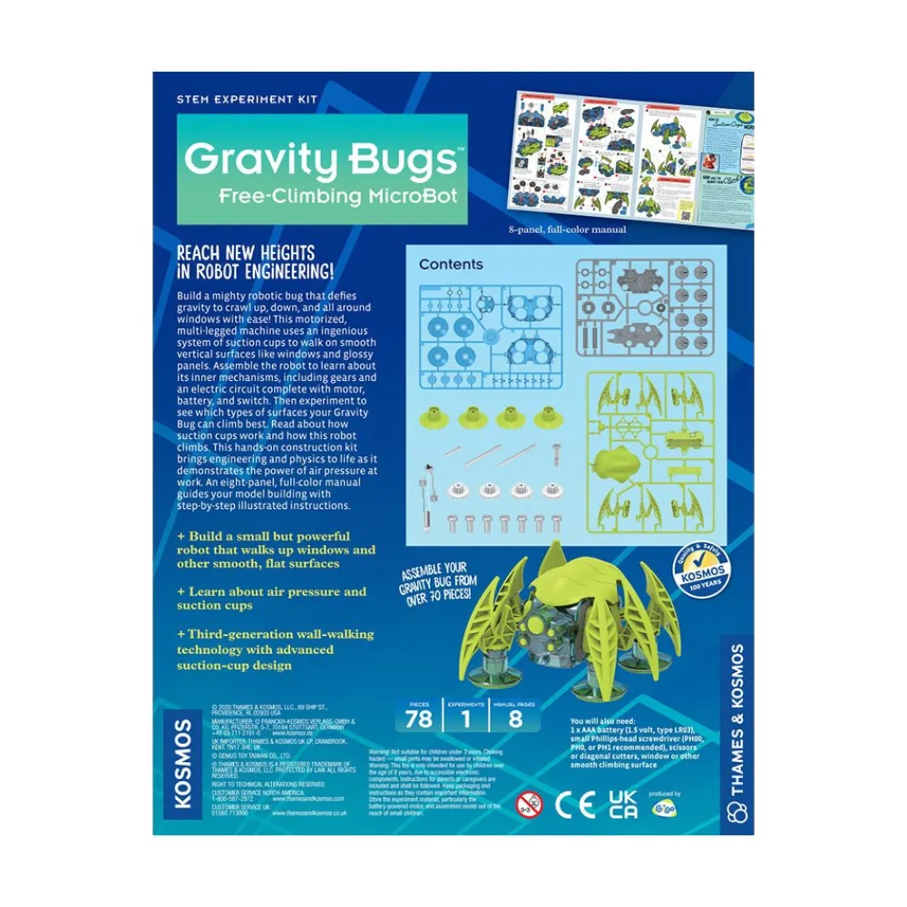 Thames & Kosmos Gravity Bugs Free Climbing MicroBot Fashion