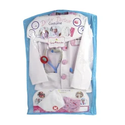 Great Pretenders Doctor Set Pink, Size 5-6 New