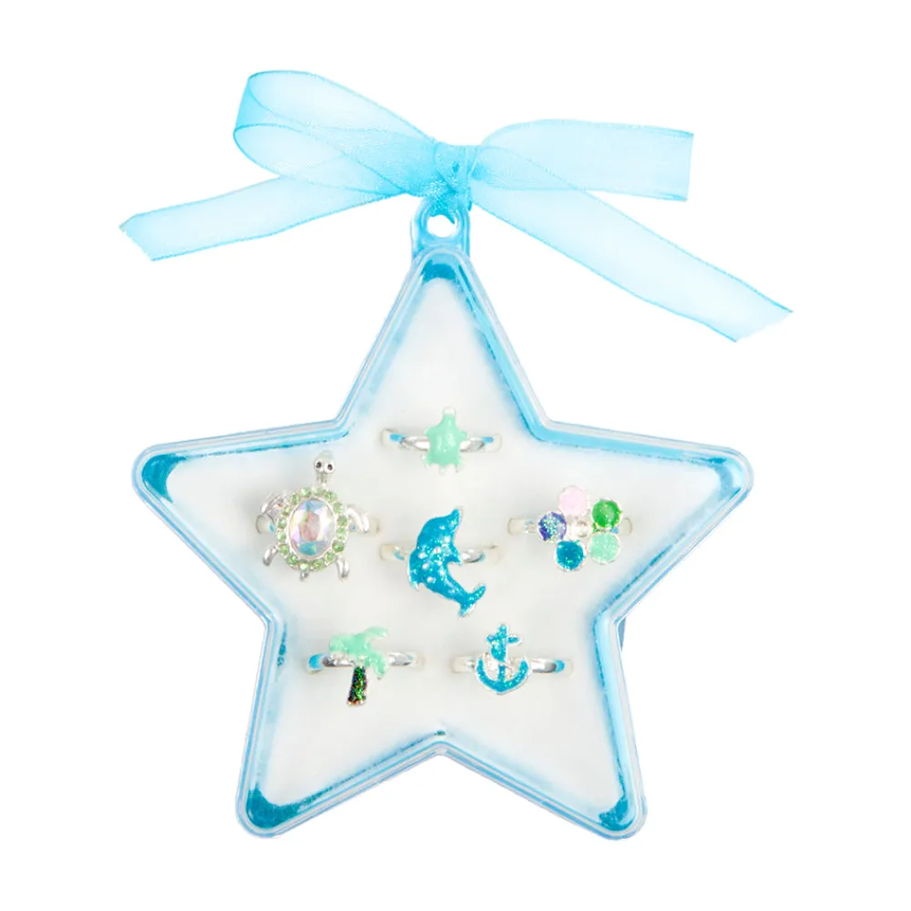 Great Pretenders Under the Sea Ring Set 6pc Hot