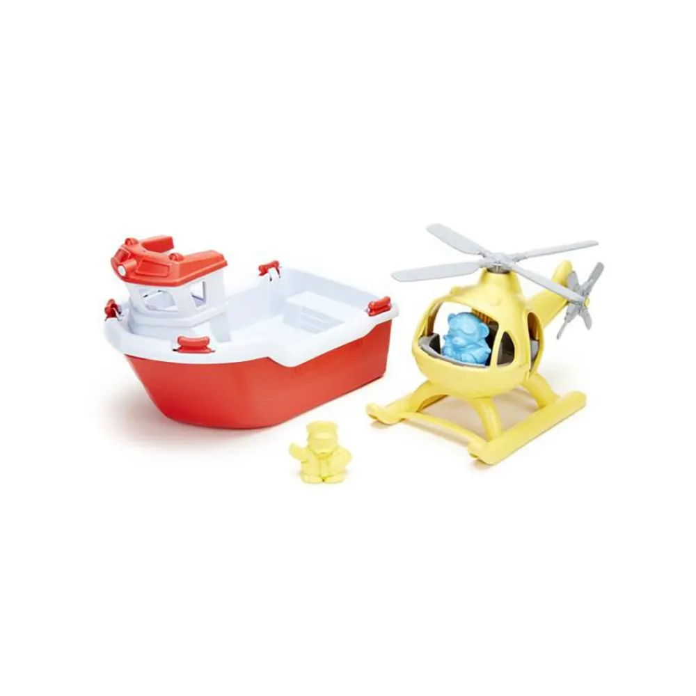 Omnigroupe (7280238 Canada Inc) Green Toys Rescue Boat & Helicopter Online