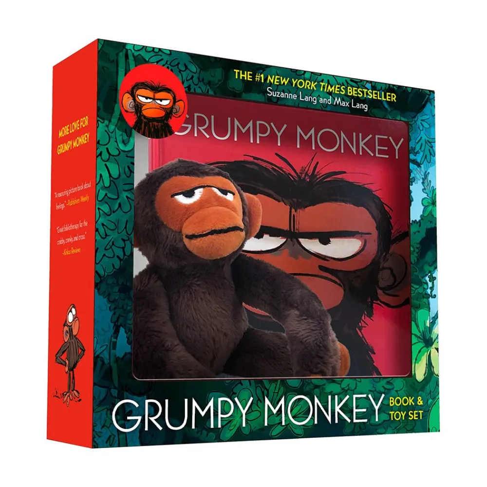 Mastermind Toys Grumpy Monkey Book and Toy Set Book Sale