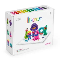 Pierre Belvedere Inc. HEY CLAY Monster Air Dry Clay Modelling Kit Fashion