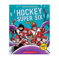 Mastermind Toys Hockey Super Six: The Box Set (Hockey Super Six) Books 1-4 Clearance