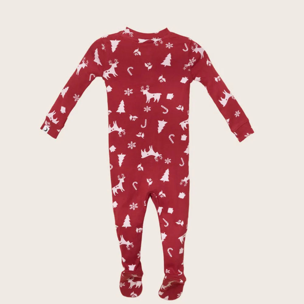 rise little earthling Holiday Sleeper Oatmix 0-3m Discount
