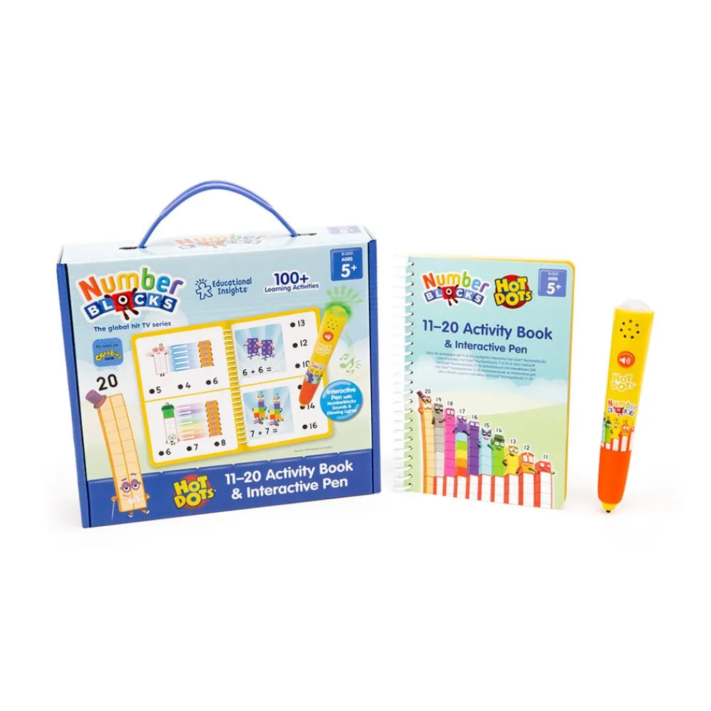 Learning Resources Hot Dots Numberblocks 11-20 Activity Book Clearance