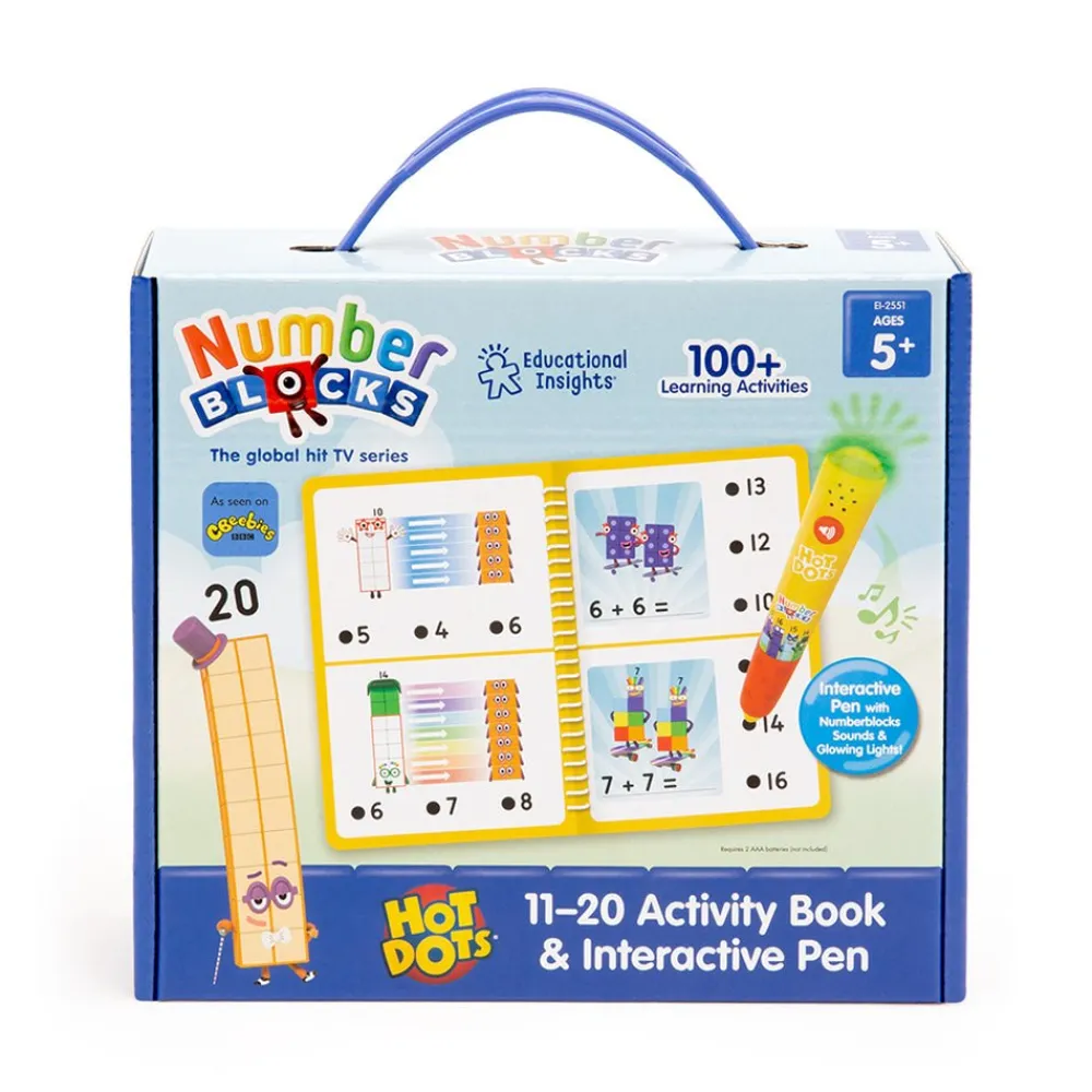 Learning Resources Hot Dots Numberblocks 11-20 Activity Book Clearance