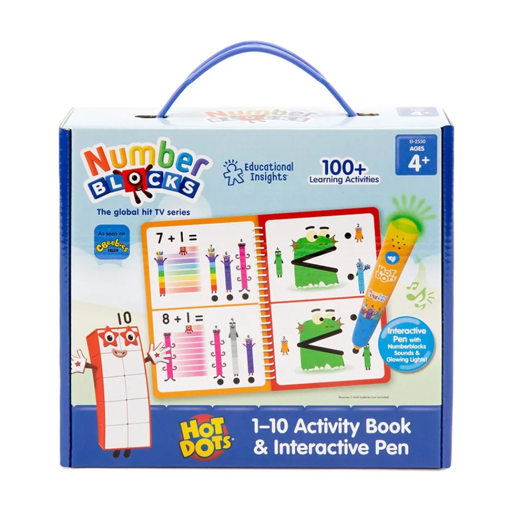 Learning Resources Hot Dots Numberblocks 1-10 Activity Book Clearance