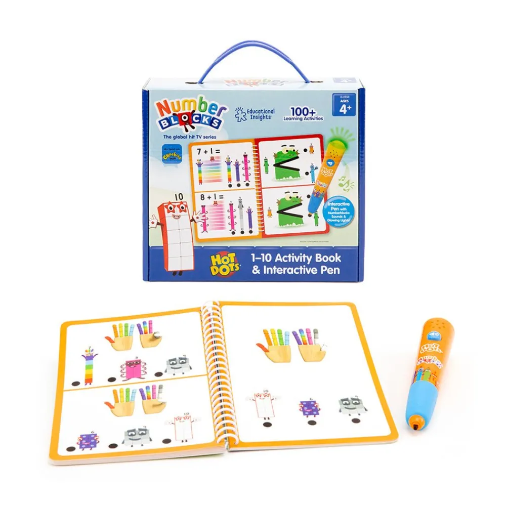 Learning Resources Hot Dots Numberblocks 1-10 Activity Book Clearance