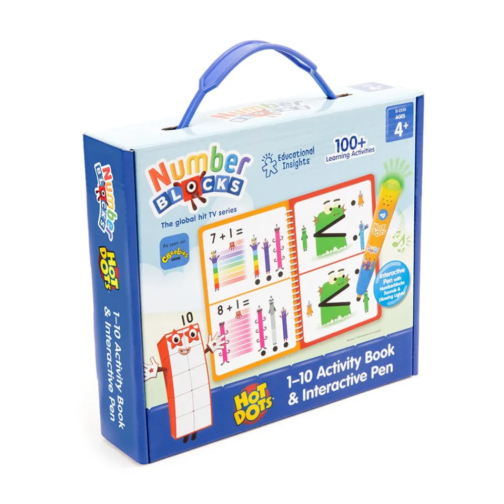 Learning Resources Hot Dots Numberblocks 1-10 Activity Book Clearance