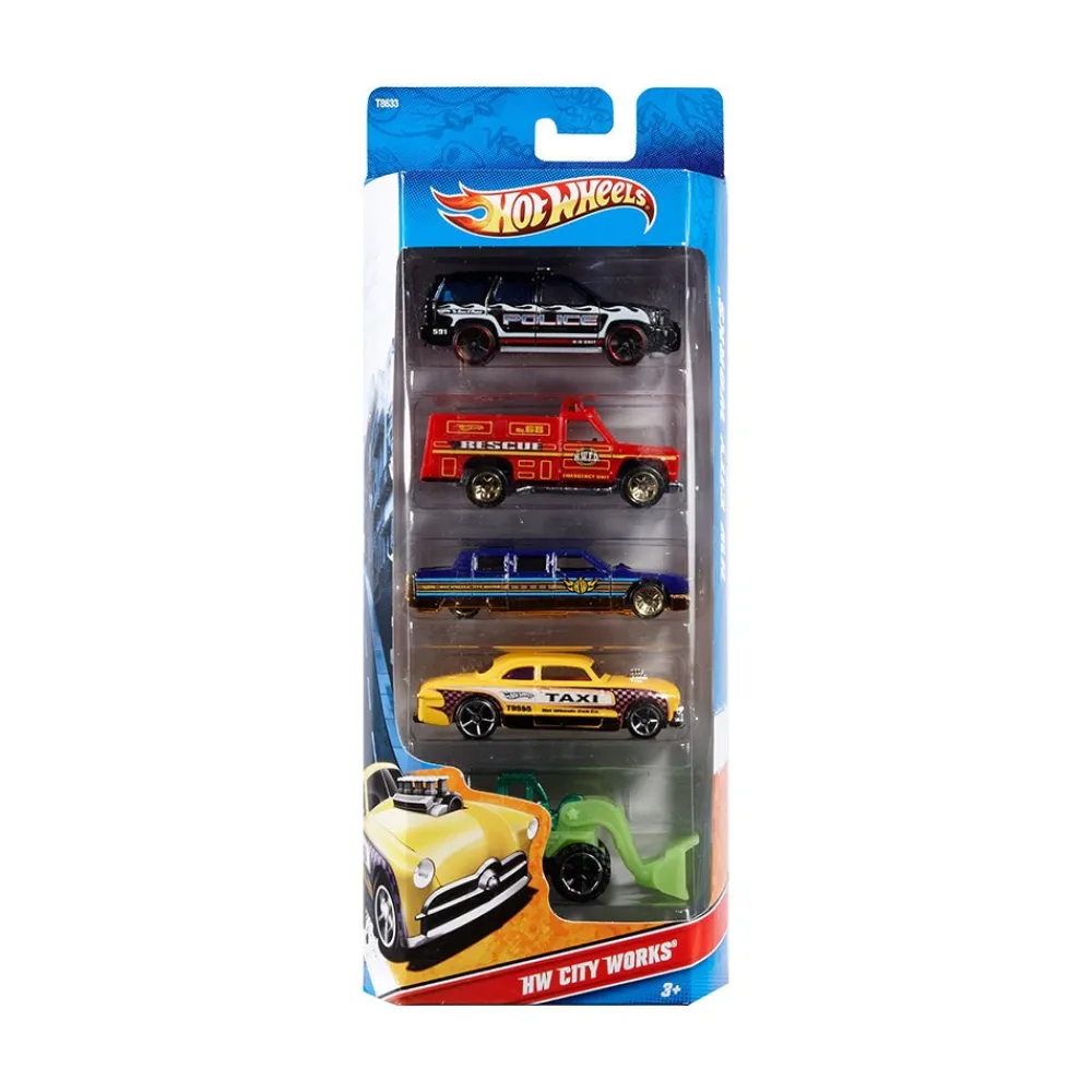 Imports Dragon Inc. Hot Wheels Basic Car Assorted 5 Pack Clearance